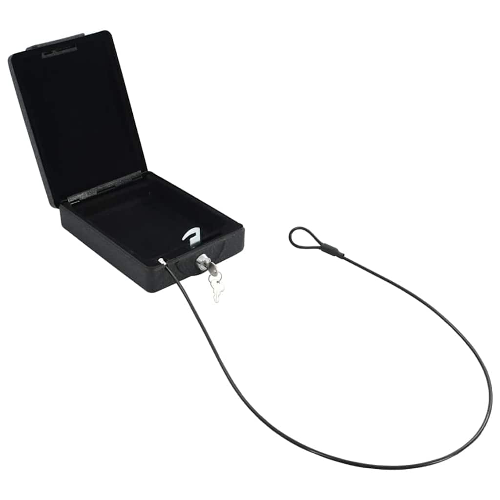 Cofre para Carro com bloqueio Preto 21.8 x 16 x 7 cm Aço