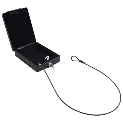 Cofre para Carro com bloqueio Preto 21.8 x 16 x 7 cm Aço