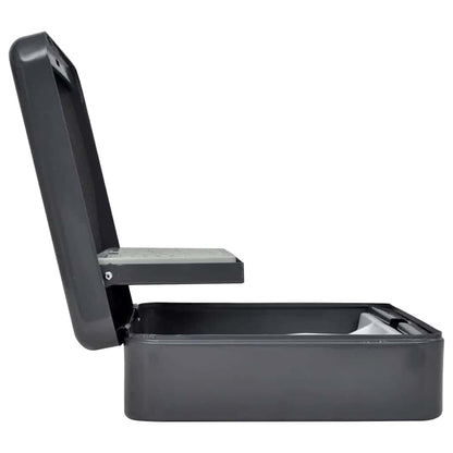 Cofre com bloqueio Preto 30 x 24 x 9 cm Aço
