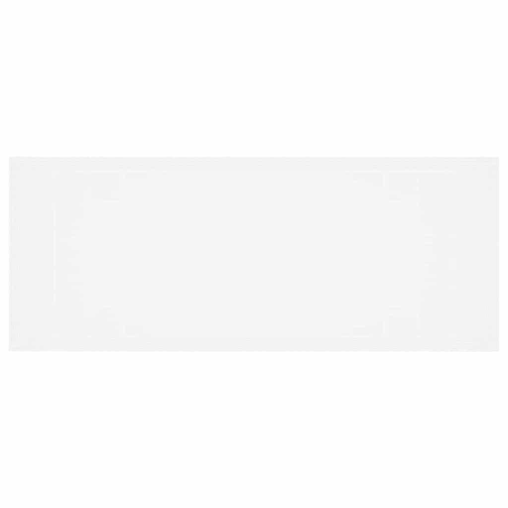 Mesa de Jantar para Jardim Branco 250 x 100 x 73 cm vime PE