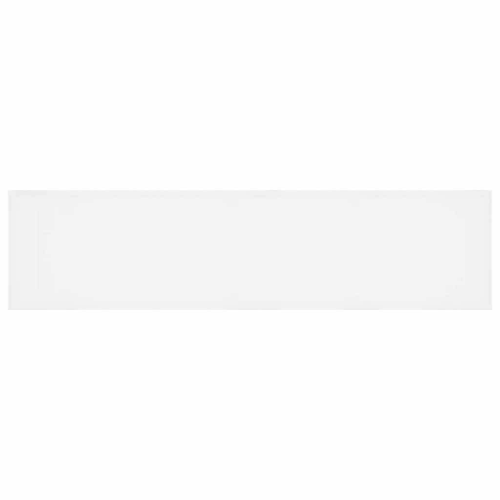 Mesa de Jantar para Jardim Branco 400 x 100 x 73 cm vime PE