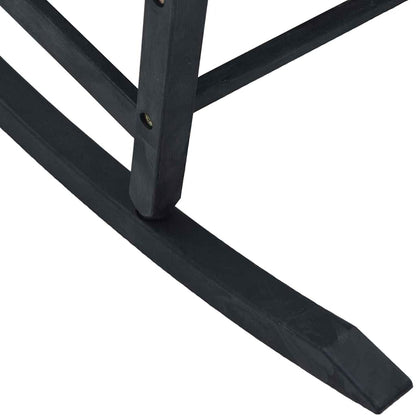 Cadeira de baloiço Preto 65 x 84 x 114 cm Polietileno