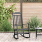 Cadeira de baloiço Preto 65 x 84 x 114 cm Polietileno