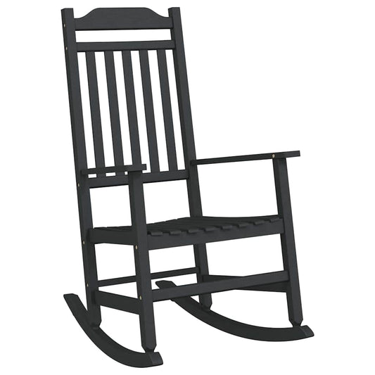 Cadeira de baloiço Preto 65 x 84 x 114 cm Polietileno