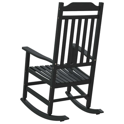 Cadeira de baloiço Preto 65 x 84 x 114 cm Polietileno