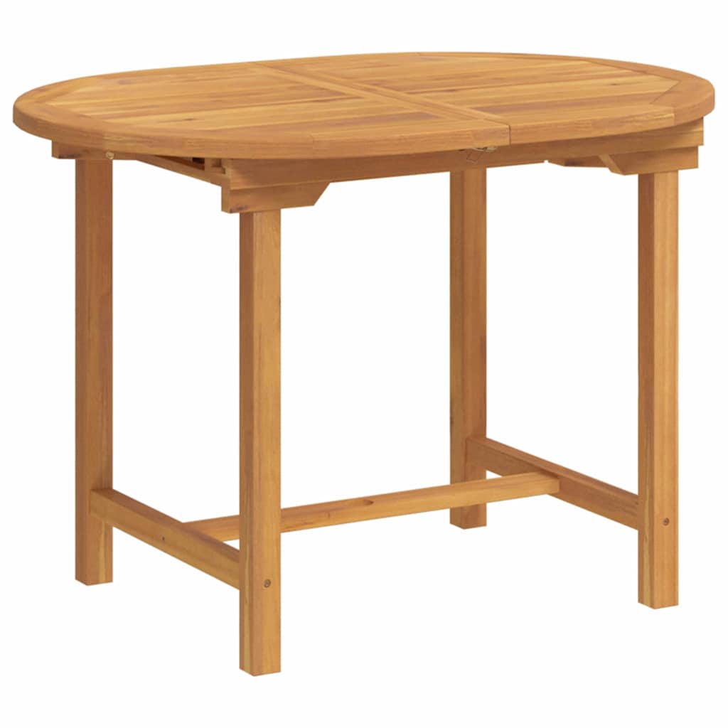 Conjunto de Jantar para Jardim 7 pcs Castanho 160 x 80 x 75 cm