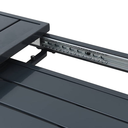 Mesa Extensível 2 pcs Antracite 210 x 90 x 73 cm Aço