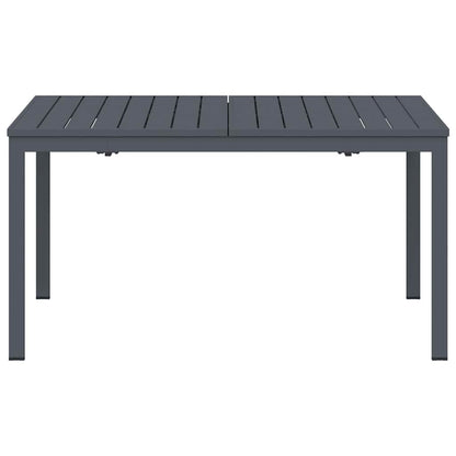 Mesa Extensível 2 pcs Antracite 210 x 90 x 73 cm Aço