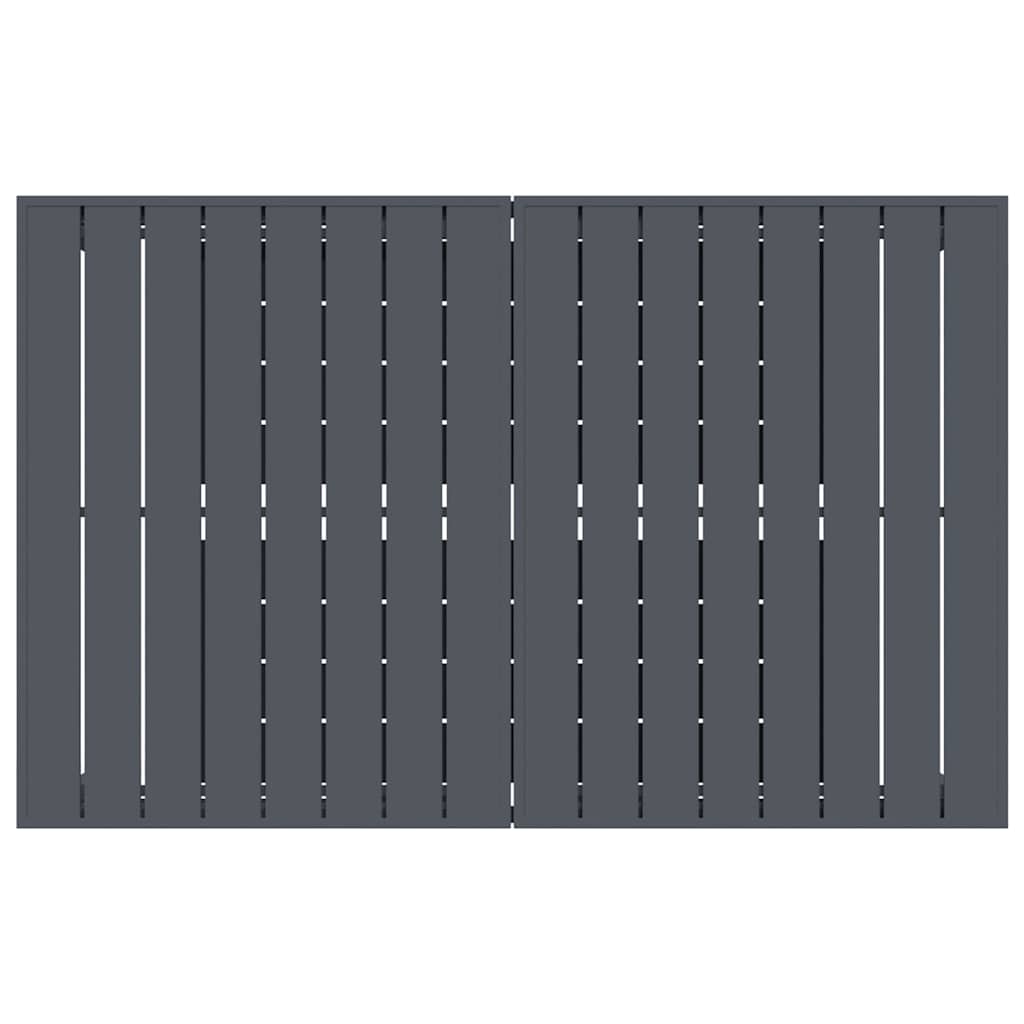 Mesa Extensível 2 pcs Antracite 210 x 90 x 73 cm Aço