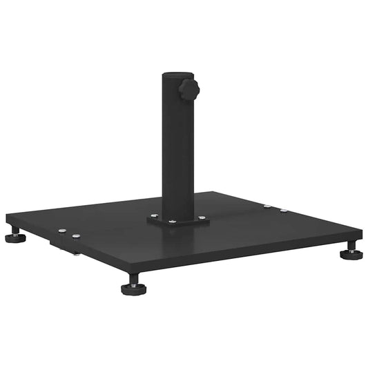 Base de Guarda-sol Externo Ajustável Preto 45 x 45 x 31 cm Aço