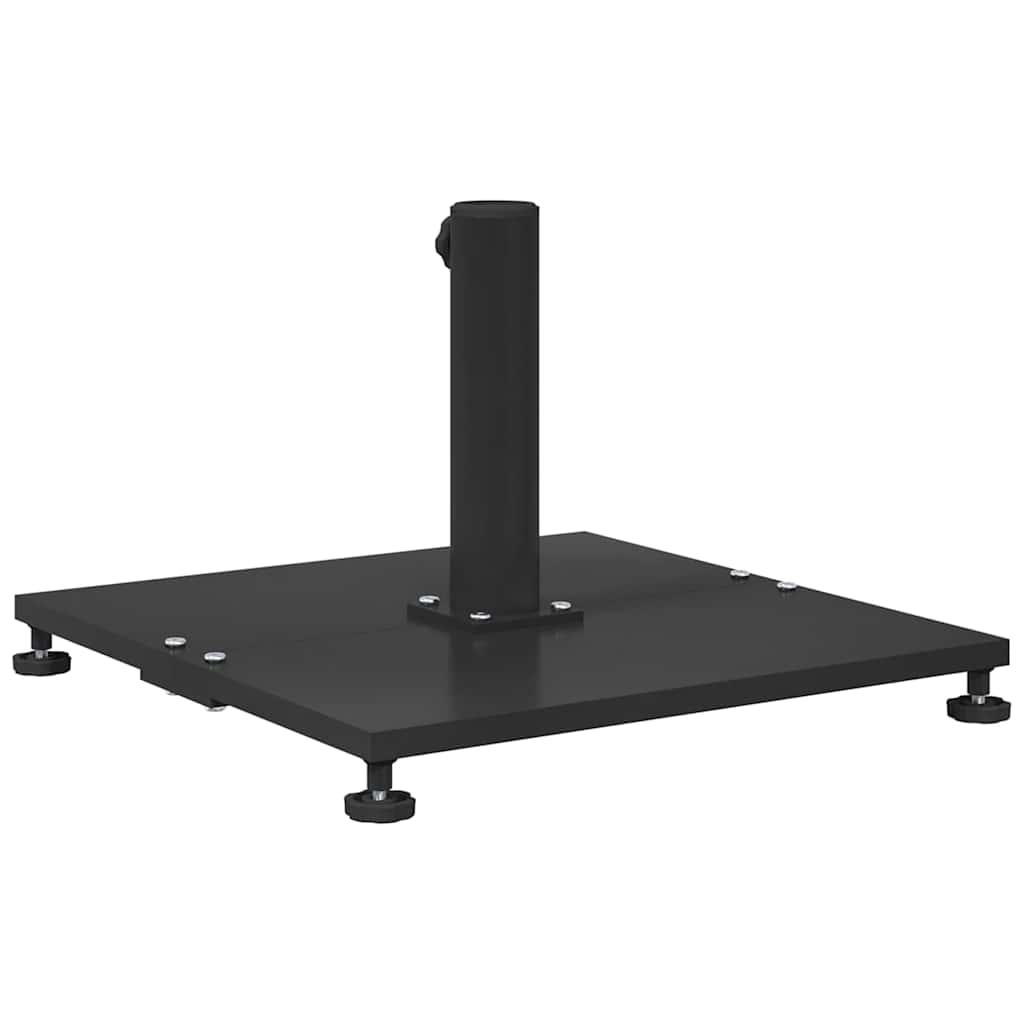 Base de Guarda-sol Externo Ajustável Preto 45 x 45 x 31 cm Aço