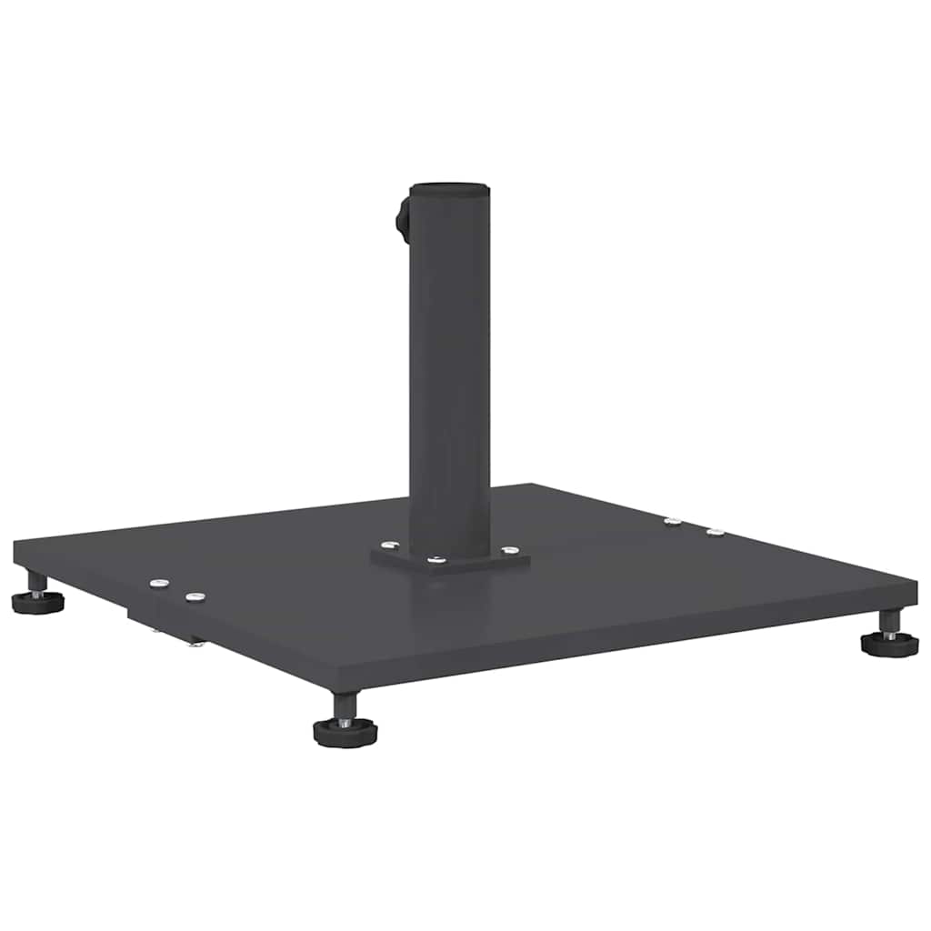 Base de Guarda-sol Externo Cinzento escuro 45 x 45 x 31 cm Aço