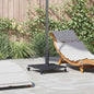 Base de Guarda-sol Externo Cinzento escuro 45 x 45 x 31 cm Aço