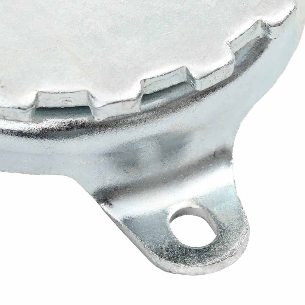 Pedal Giratório Prateado 22 x 14 x 6 cm Aço
