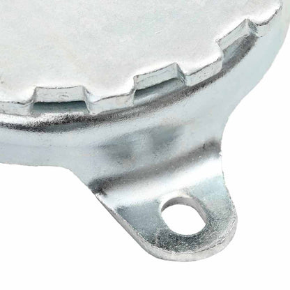 Pedal Giratório Prateado 22 x 14 x 6 cm Aço
