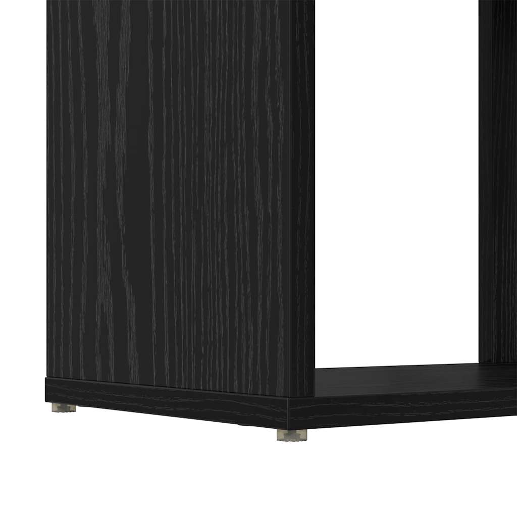 Centro de Entretenimento Preto 60 x 24 x 124 cm
