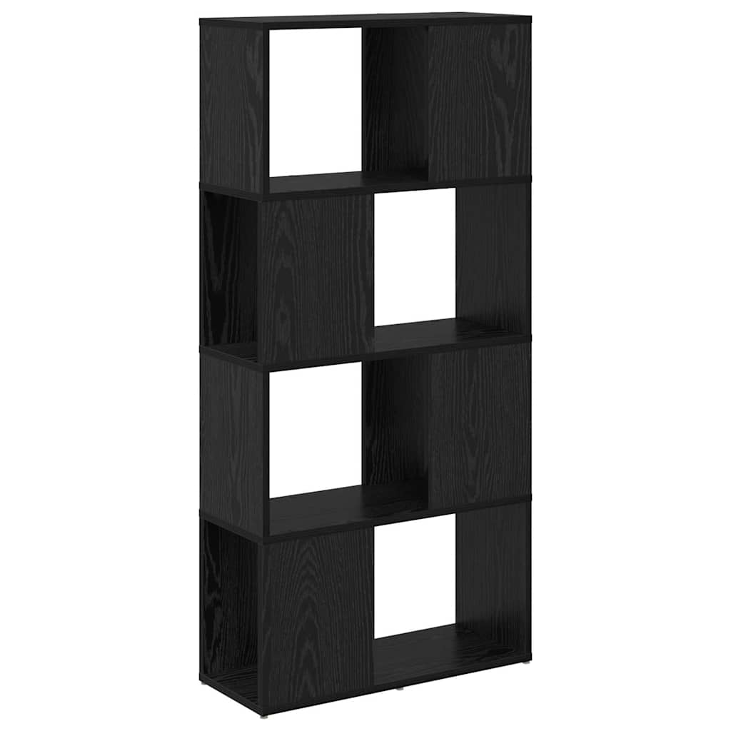 Centro de Entretenimento Preto 60 x 24 x 124 cm
