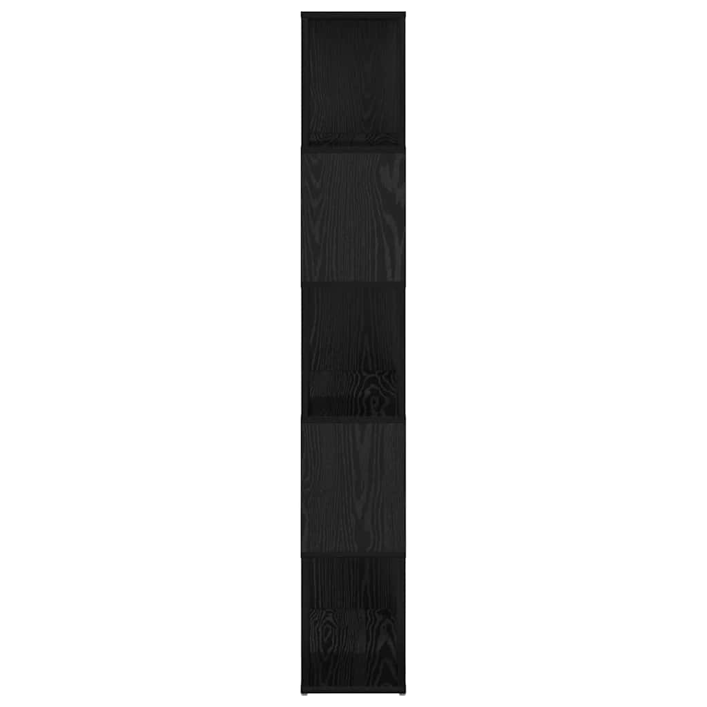 Centro de Entretenimento Preto 60 x 24 x 155 cm