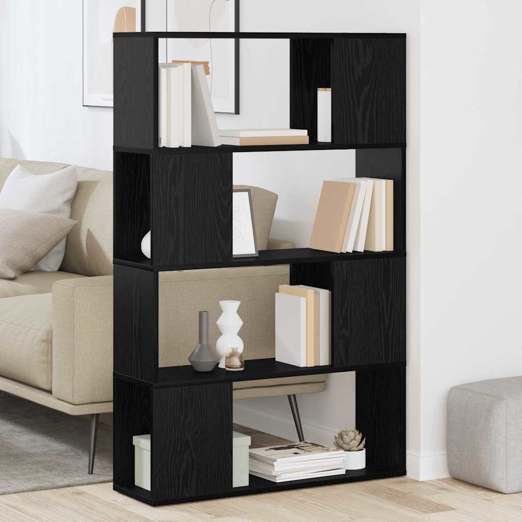 Centro de Entretenimento Preto 80 x 24 x 124 cm