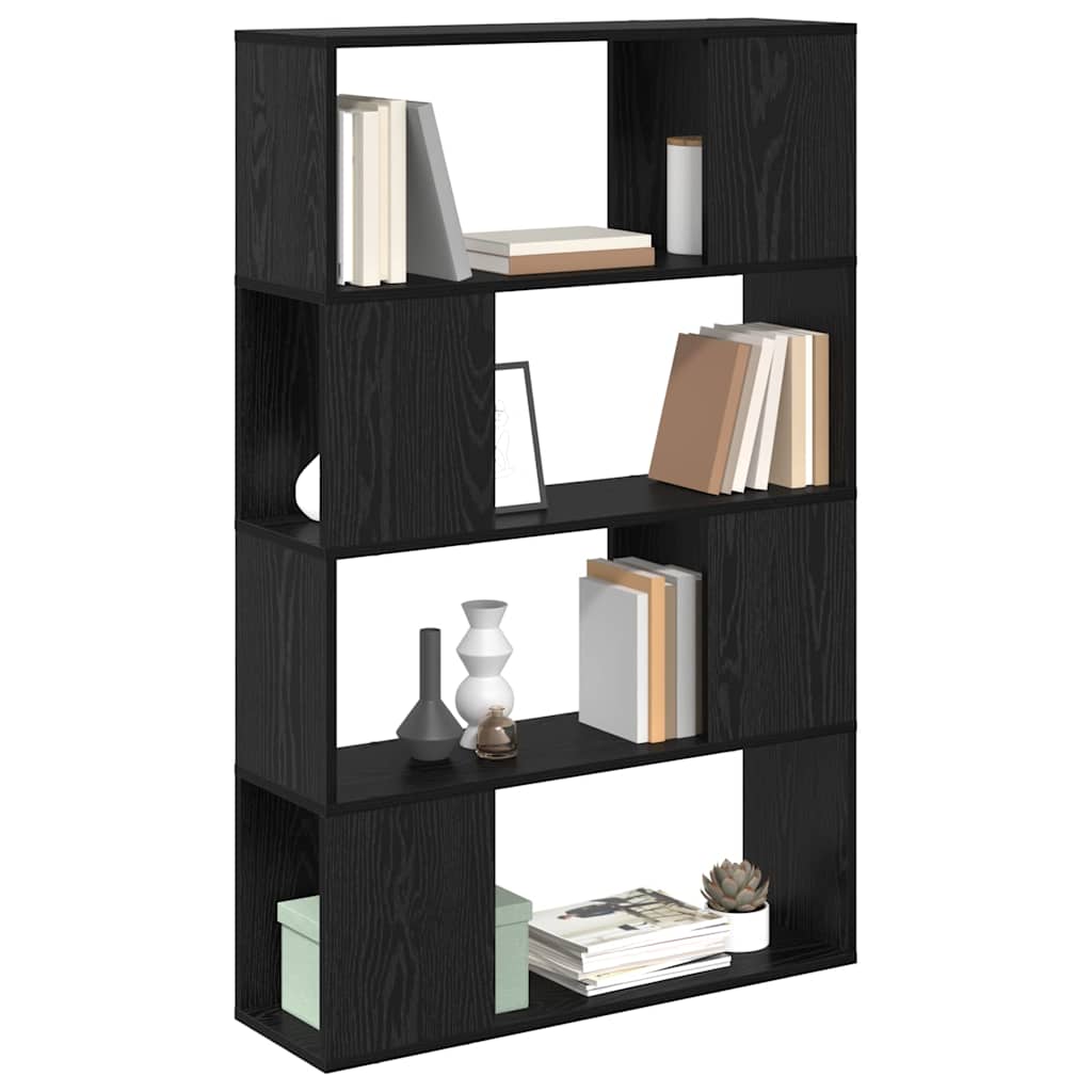 Centro de Entretenimento Preto 80 x 24 x 124 cm