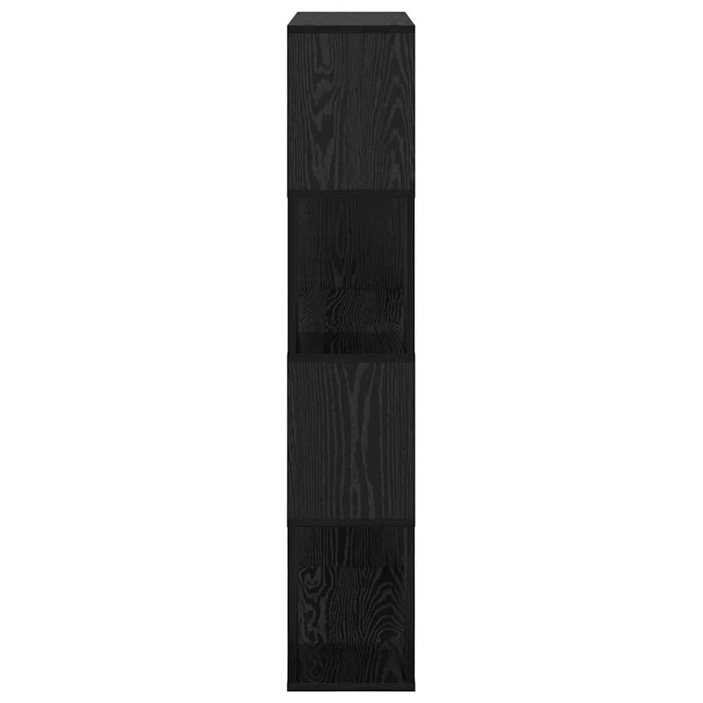 Centro de Entretenimento Preto 80 x 24 x 124 cm