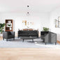 Conjunto de Sofás 3 pcs Preto 194 x 74,5 x 70,5 cm