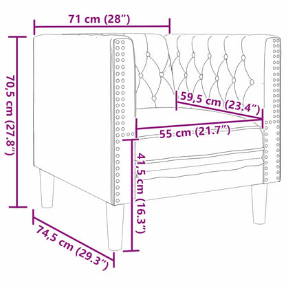 Conjunto de Sofás 3 pcs Preto 194 x 74,5 x 70,5 cm