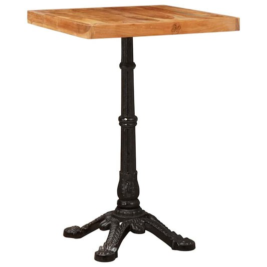 Mesa bistro Castanho 50 x 50 x 76 cm Madeira de acácia maciça