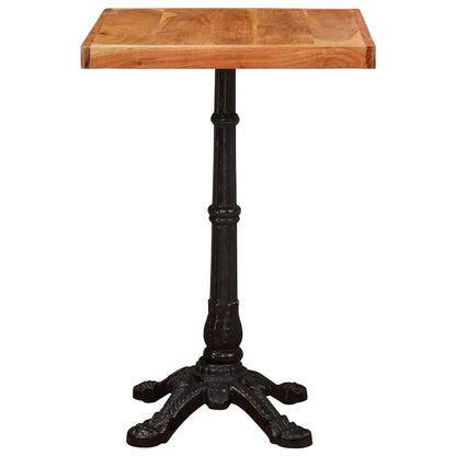 Mesa bistro Castanho 50 x 50 x 76 cm Madeira de acácia maciça