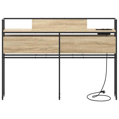 Cabeceira de armazenamento com cabeceira Carvalho sonoma 135 cm