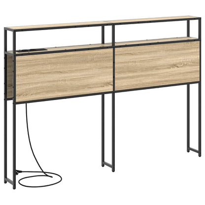 Cabeceira de armazenamento com cabeceira Carvalho sonoma 135 cm