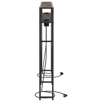 Cabeceira de armazenamento Carvalho castanho 150 cm