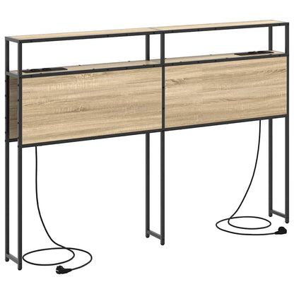 Cabeceira de armazenamento com cabeceira Carvalho sonoma 160 cm
