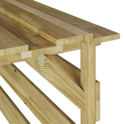 Garagem para robot corta-relva Castanho 84 x 80 x 56 cm