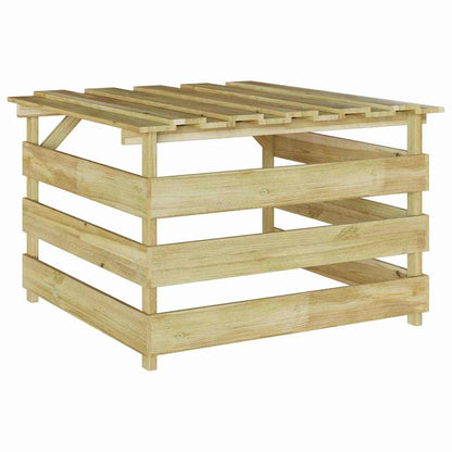 Garagem para robot corta-relva Castanho 84 x 80 x 56 cm