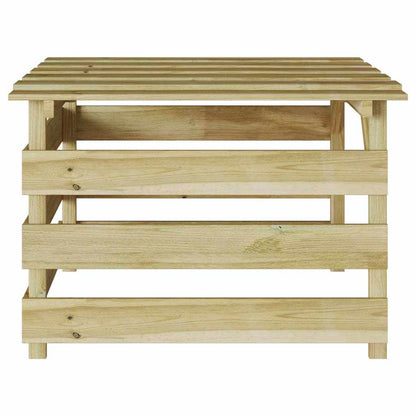 Garagem para robot corta-relva Castanho 84 x 80 x 56 cm