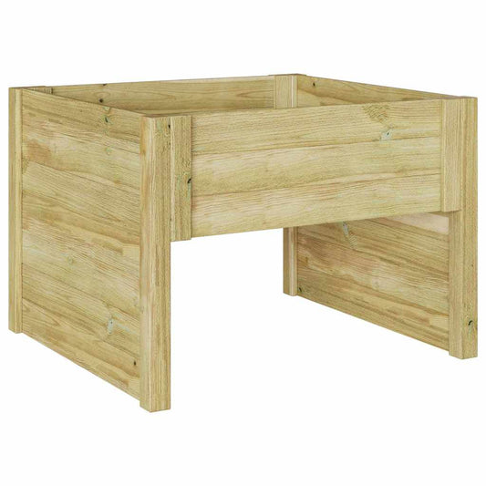 Garagem para robot corta-relva Castanho 73 x 67 x 56 cm
