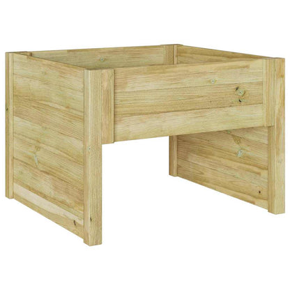 Garagem para robot corta-relva Castanho 73 x 67 x 56 cm