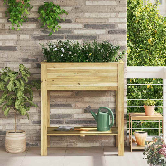 Suporte para Plantas Castanho 85 x 46 x 94 cm Pinho impregnado