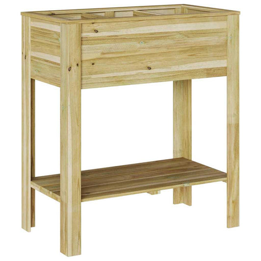 Suporte para Plantas Castanho 85 x 46 x 94 cm Pinho impregnado