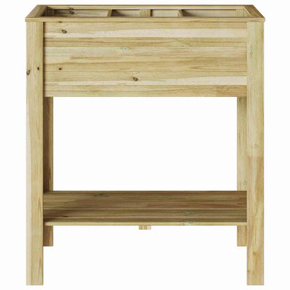 Suporte para Plantas Castanho 85 x 46 x 94 cm Pinho impregnado