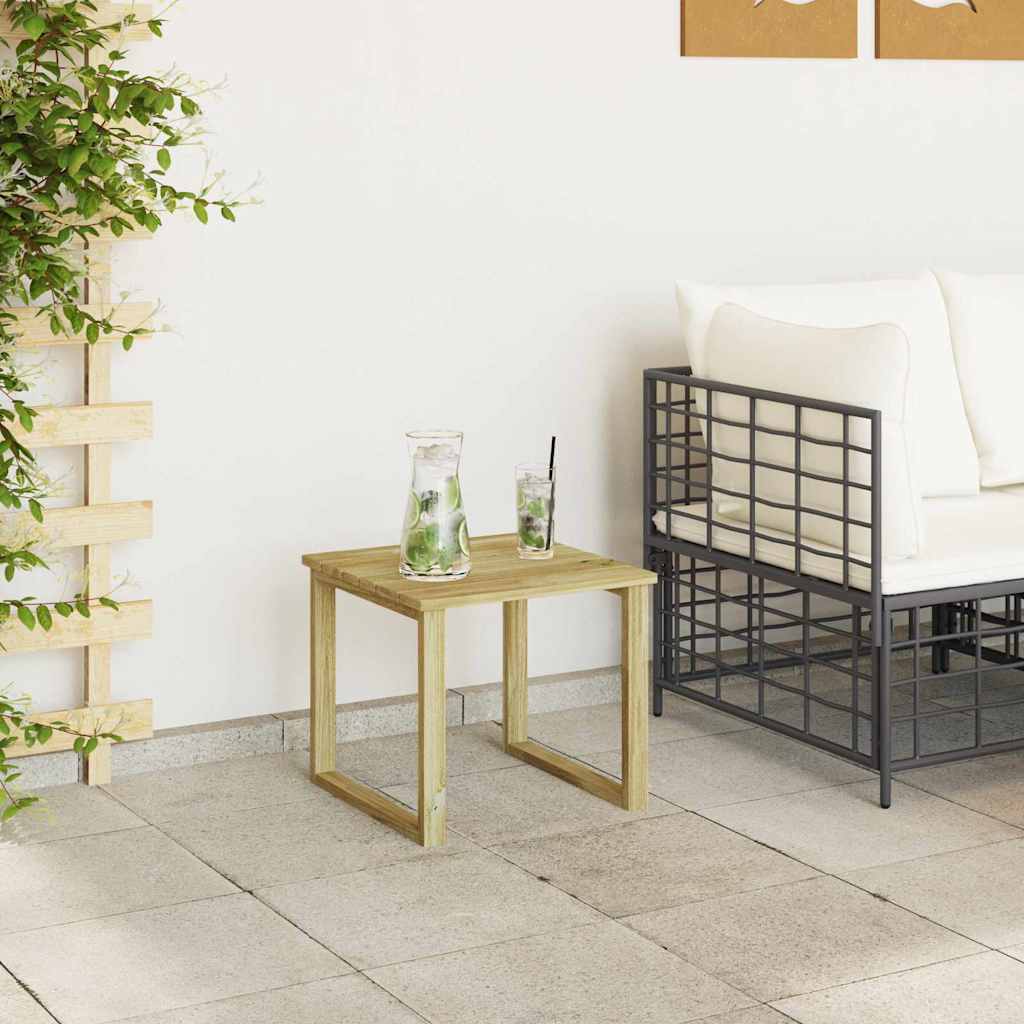 mesa Natural 40 x 40 x 36 cm Madeira de pinho impregnada