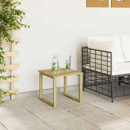 mesa Natural 40 x 40 x 36 cm Madeira de pinho impregnada