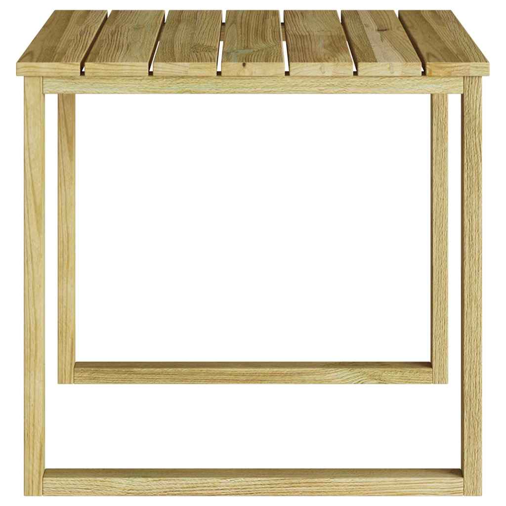 mesa Natural 50,5 x 50,5 x 46 cm Madeira de pinho impregnada