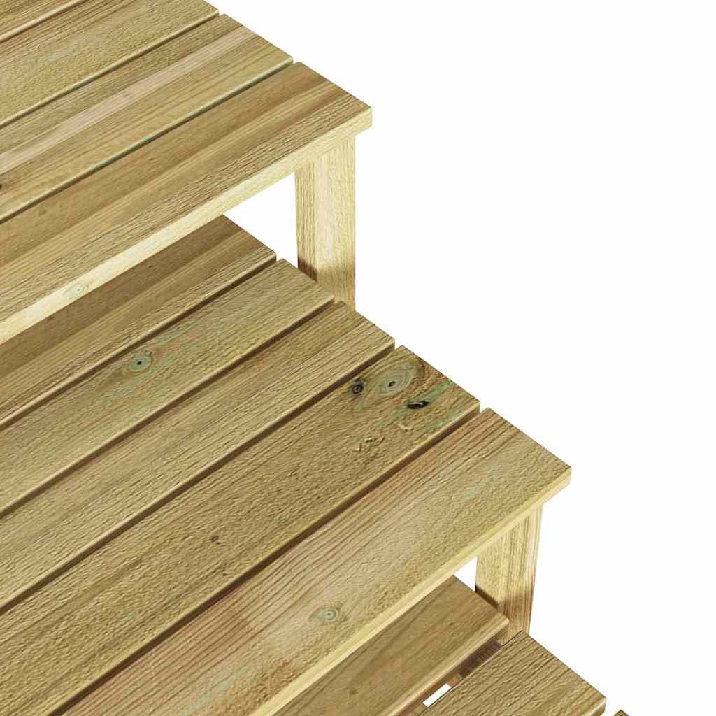 mesa 3 pcs Natural Madeira de pinho impregnada