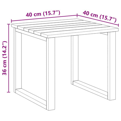 mesa 3 pcs Natural Madeira de pinho impregnada
