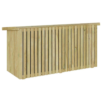 Caixa de Armazenamento para Jardim Natural 119 x 44 x 58,5 cm