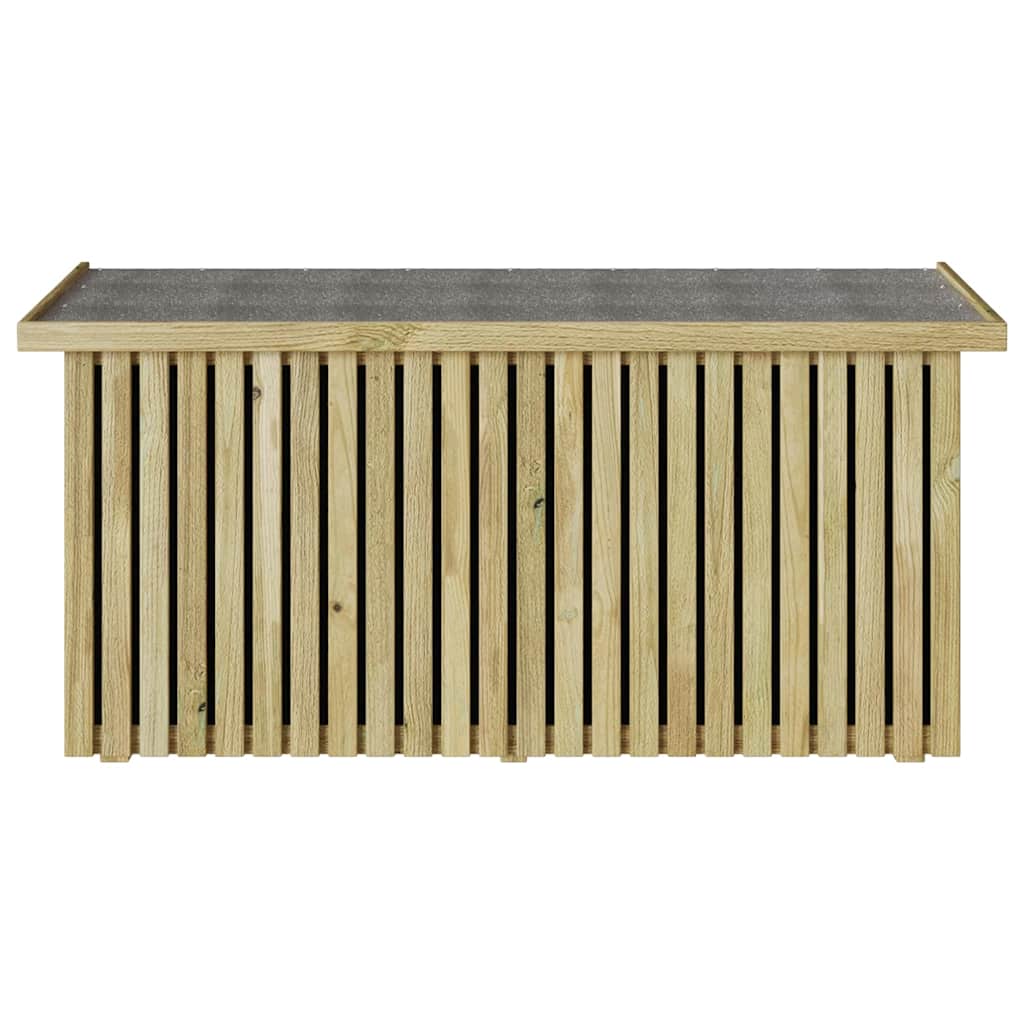 Caixa de Armazenamento para Jardim Natural 119 x 44 x 58,5 cm