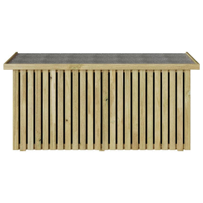Caixa de Armazenamento para Jardim Natural 119 x 44 x 58,5 cm