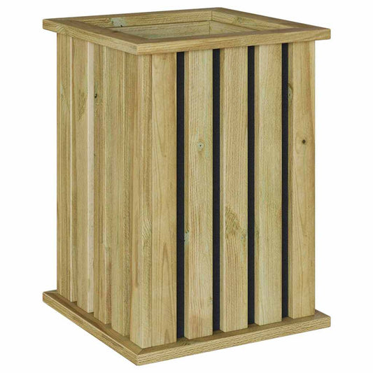 Floreira Castanho 33 x 33 x 45 cm Pinho impregnado